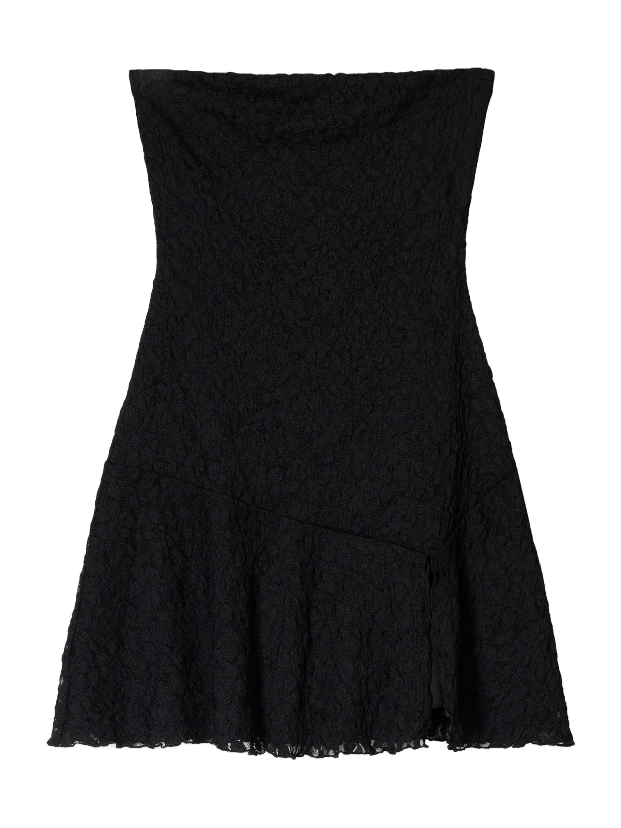 Bershka Šaty - Čierna: predná strana