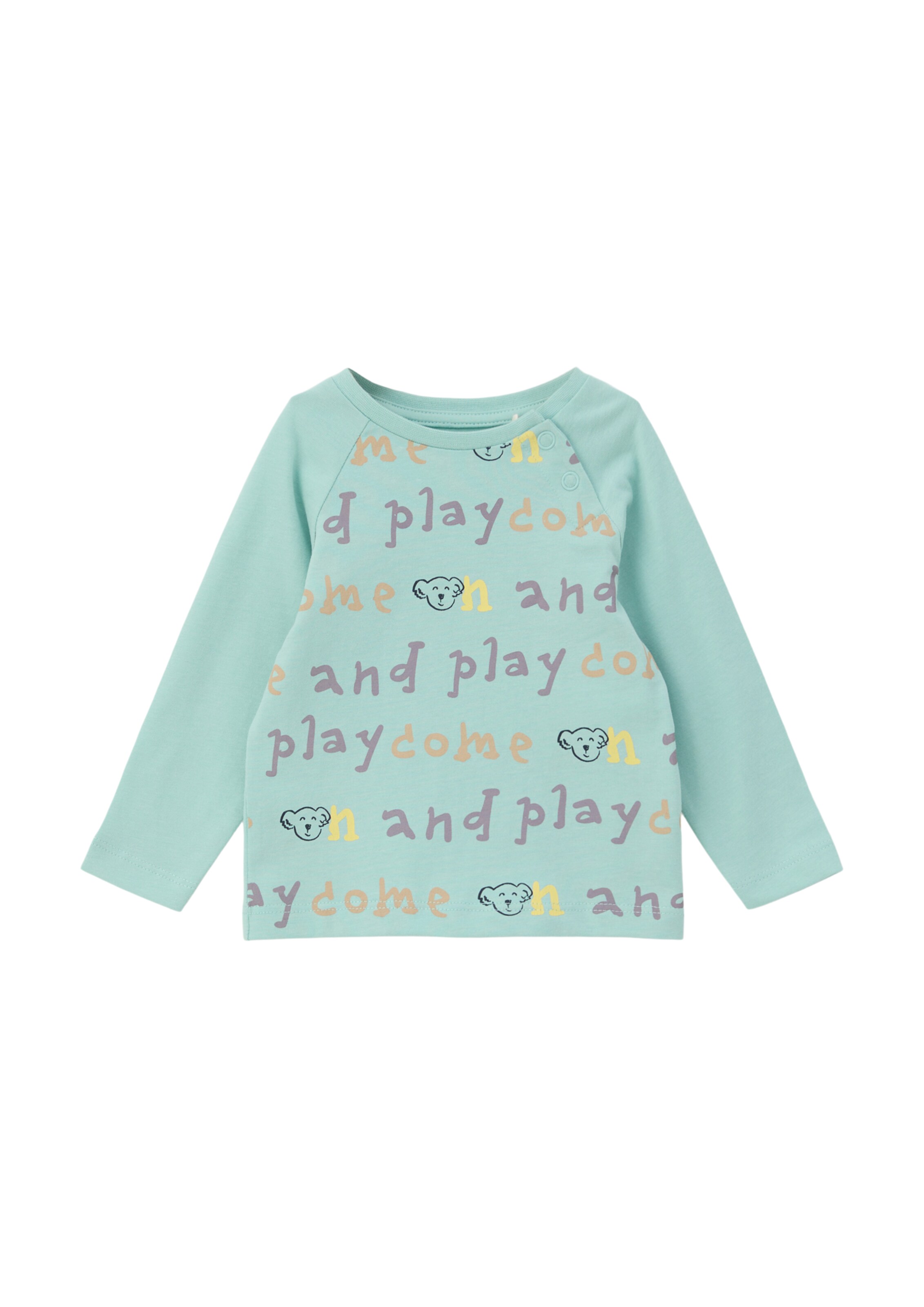 s.Oliver Shirt in 50 in Turquoise / Yellow / Purple / Orange / Black, Item view