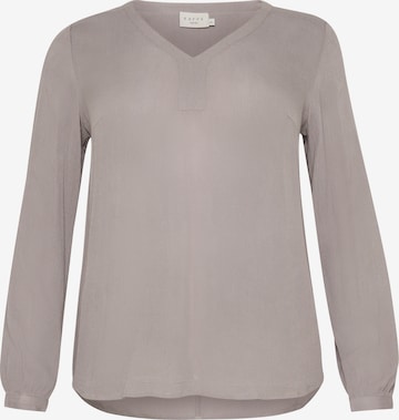 KAFFE CURVE Μπλούζα 'KC Ami' σε γκρι: μπροστά