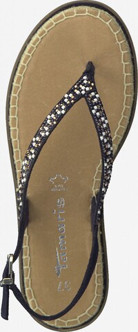 TAMARIS T-bar sandals in Blue