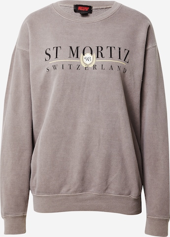 Misspap Sweatshirt in Grey: front