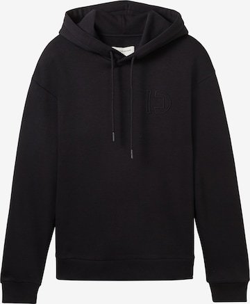 TOM TAILOR DENIM - Sudadera en negro: frente