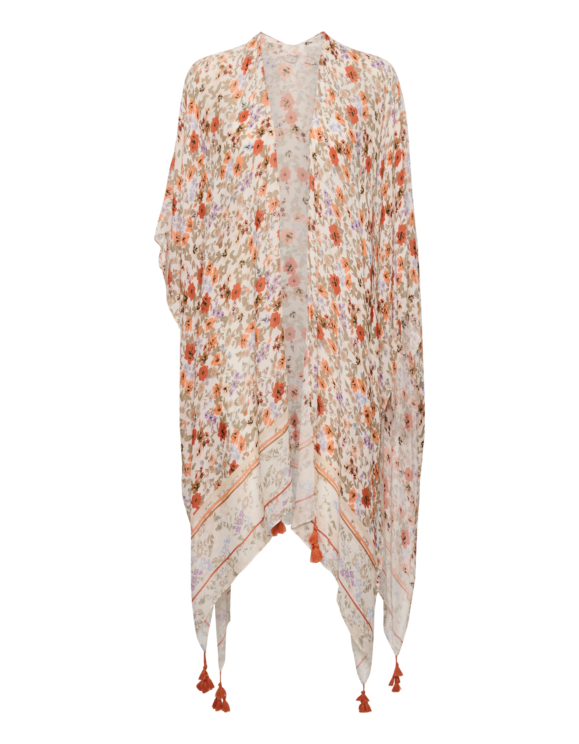 Cream Kimono in Beige: front