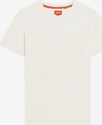 T-Shirt Superdry en blanc : devant