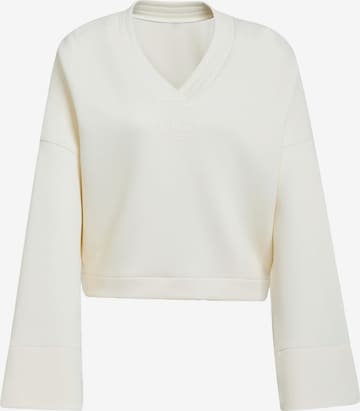 ADIDAS ORIGINALS Sweatshirt 'Deep V-Neck' in Weiß: Vorderseite