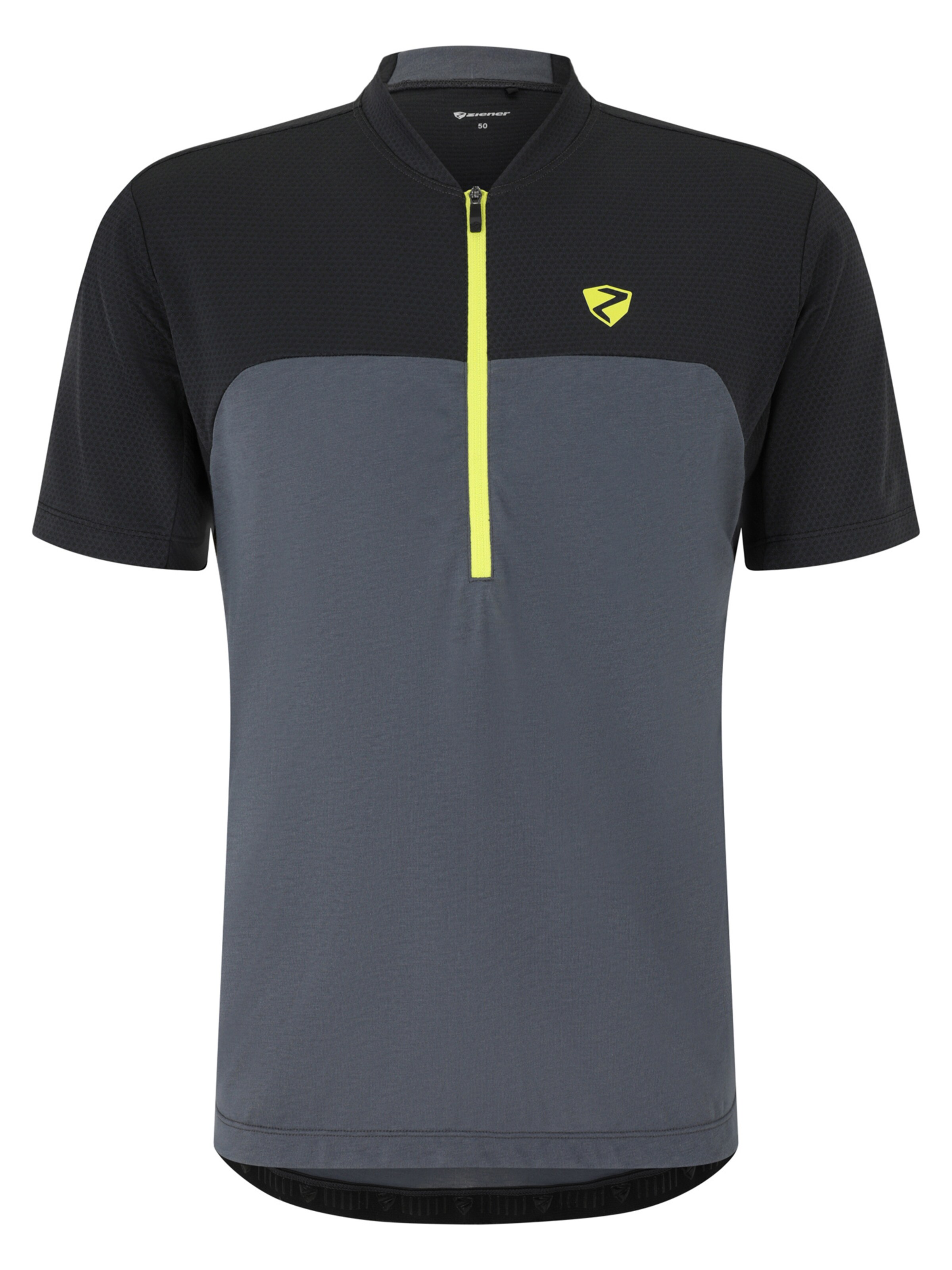 ZIENER Performance Shirt 'NARIUS-Z' in Grey: front