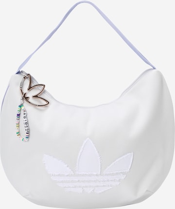 ADIDAS ORIGINALS - Bolso de hombro en blanco: frente