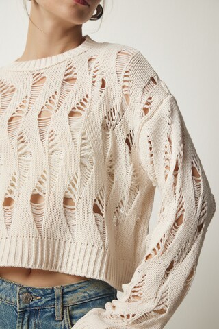 Happiness İstanbul Trui in Beige