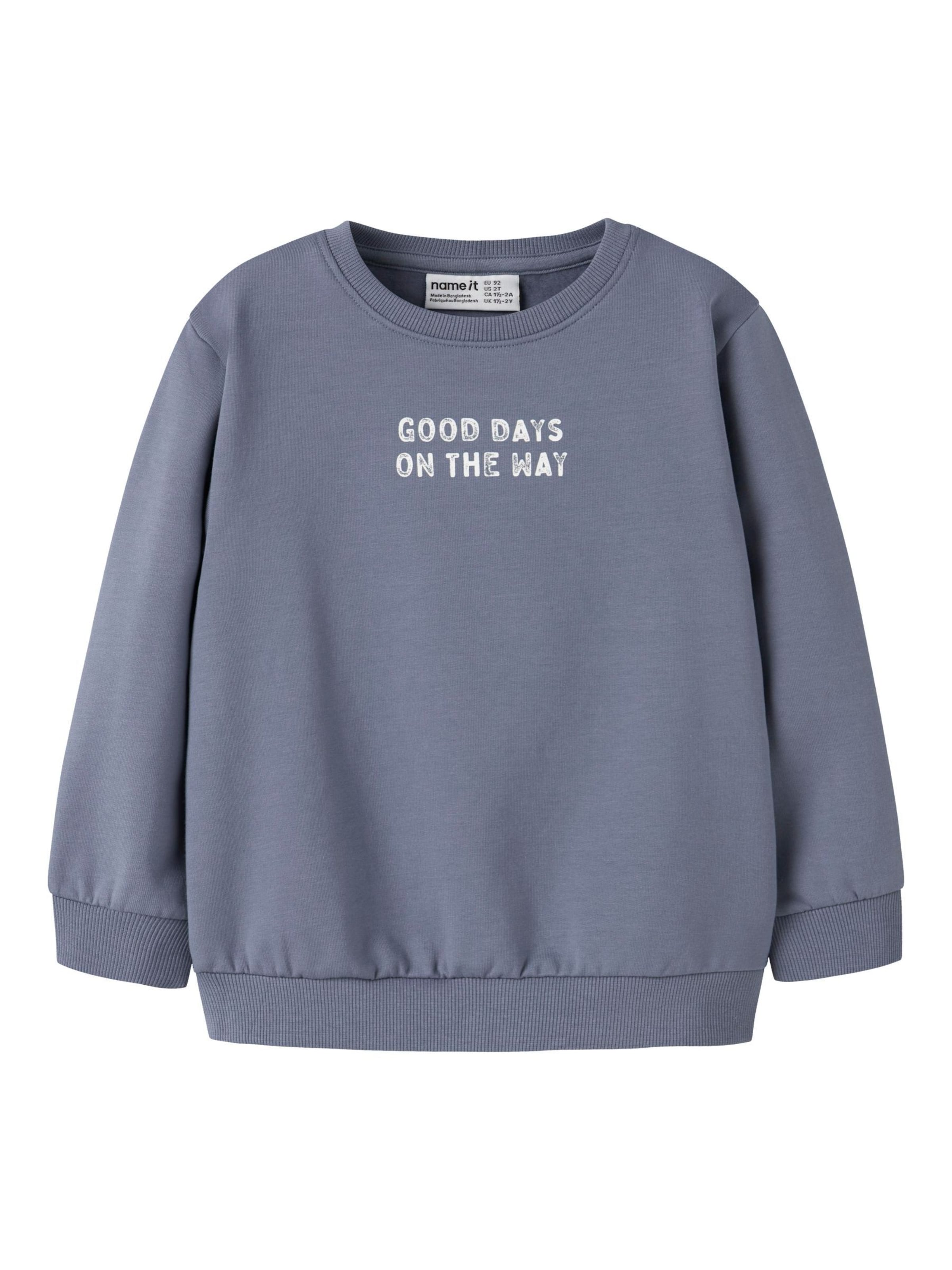 NAME IT Sweatshirt i blå: forside