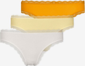 SNOCKS Thong in Yellow: front