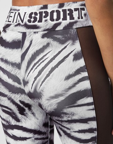 Plein Sport Skinny Sports trousers 'Tiger' in Black