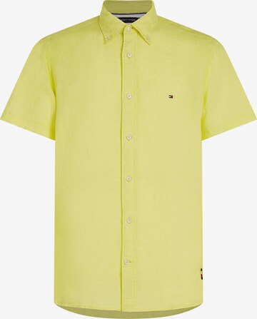 Chemise TOMMY HILFIGER en jaune : devant