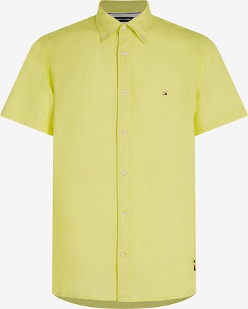 TOMMY HILFIGER Button Up Shirt in Yellow: front
