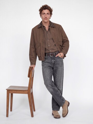 JACK & JONES - regular Vaquero 'JJIEDDIE' en negro