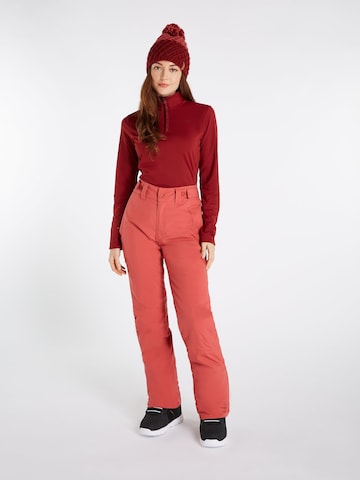 PROTEST Regular Workout Pants 'CARMACKS' in Red