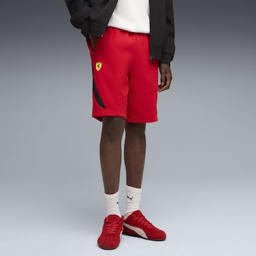 Regular Pantalon de sport 'Scuderia Ferrari PM1' PUMA en rouge : devant