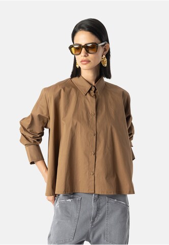 Elias Rumelis Bluse 'Katalina' in Beige: Vorderseite