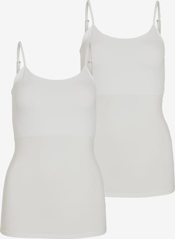 VILA Top in White: front