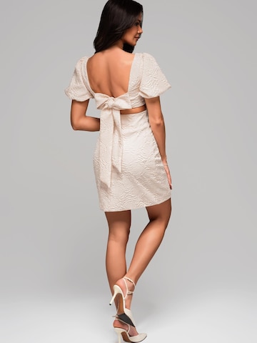 Ombre - Vestido de noche en beige