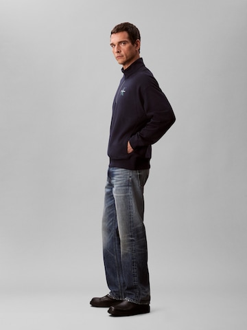 Calvin Klein Jeans Mikina - Modrá