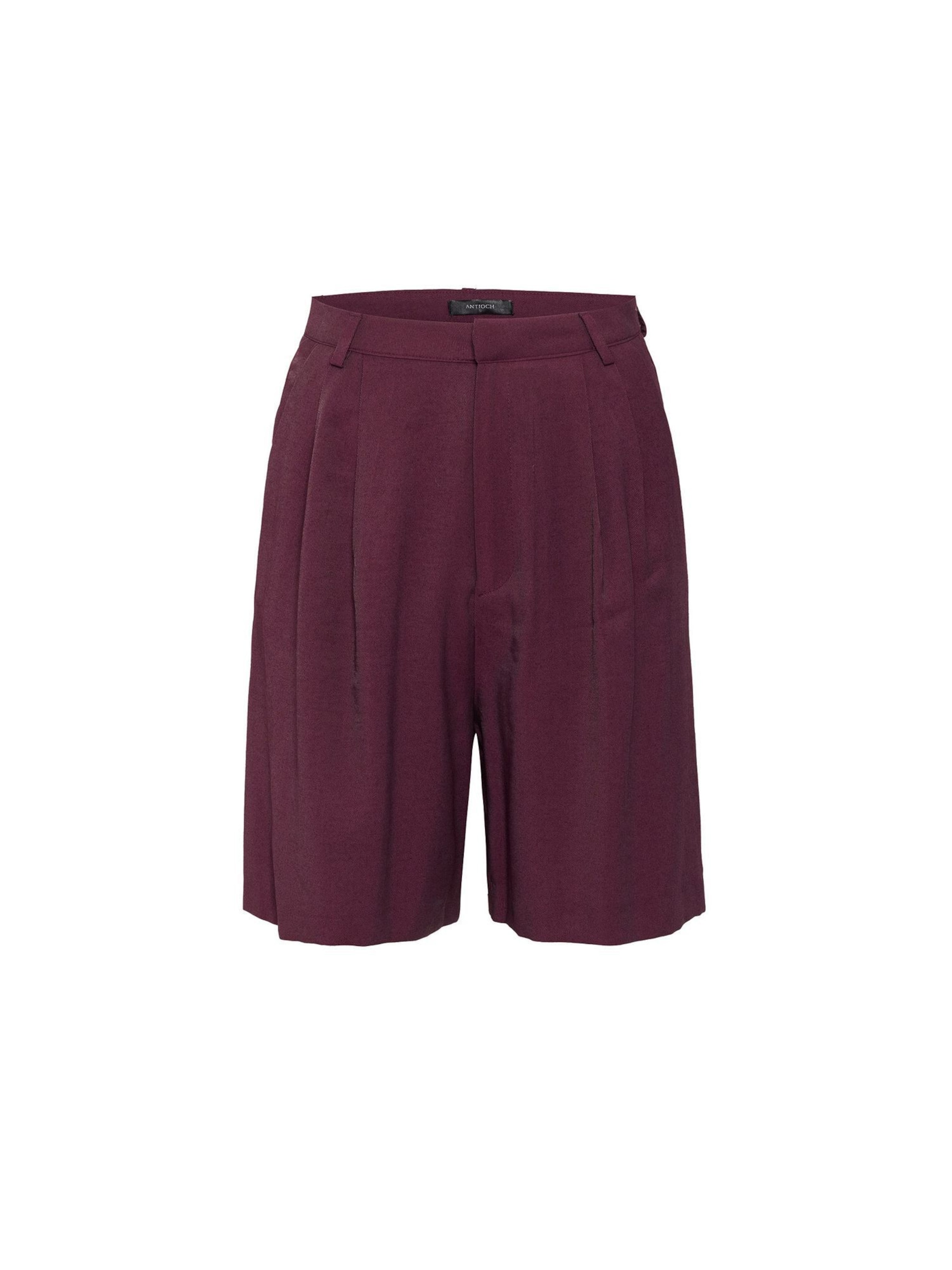 Antioch Szeroka nogawka Spodnie w kolorze czerwony: przód