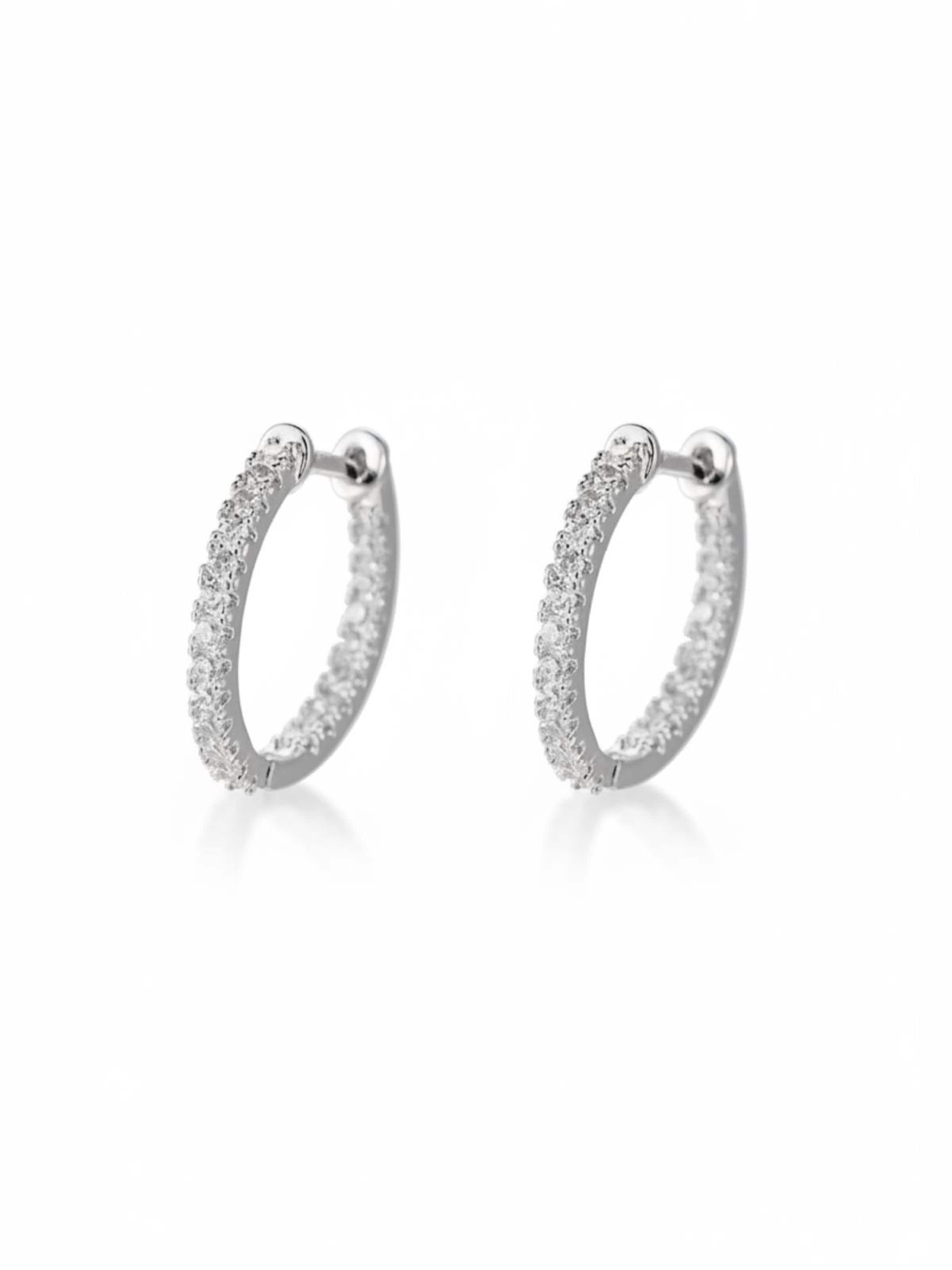Cala Rose Earrings 'HANNAH' in One size in Silver, Item view