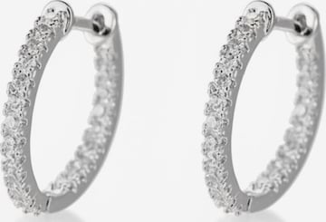 Cala Rose Oorbellen 'HANNAH' in Zilver: voorkant