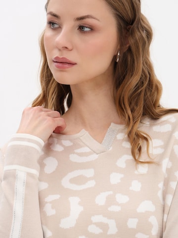 Passioni Pullover in Beige