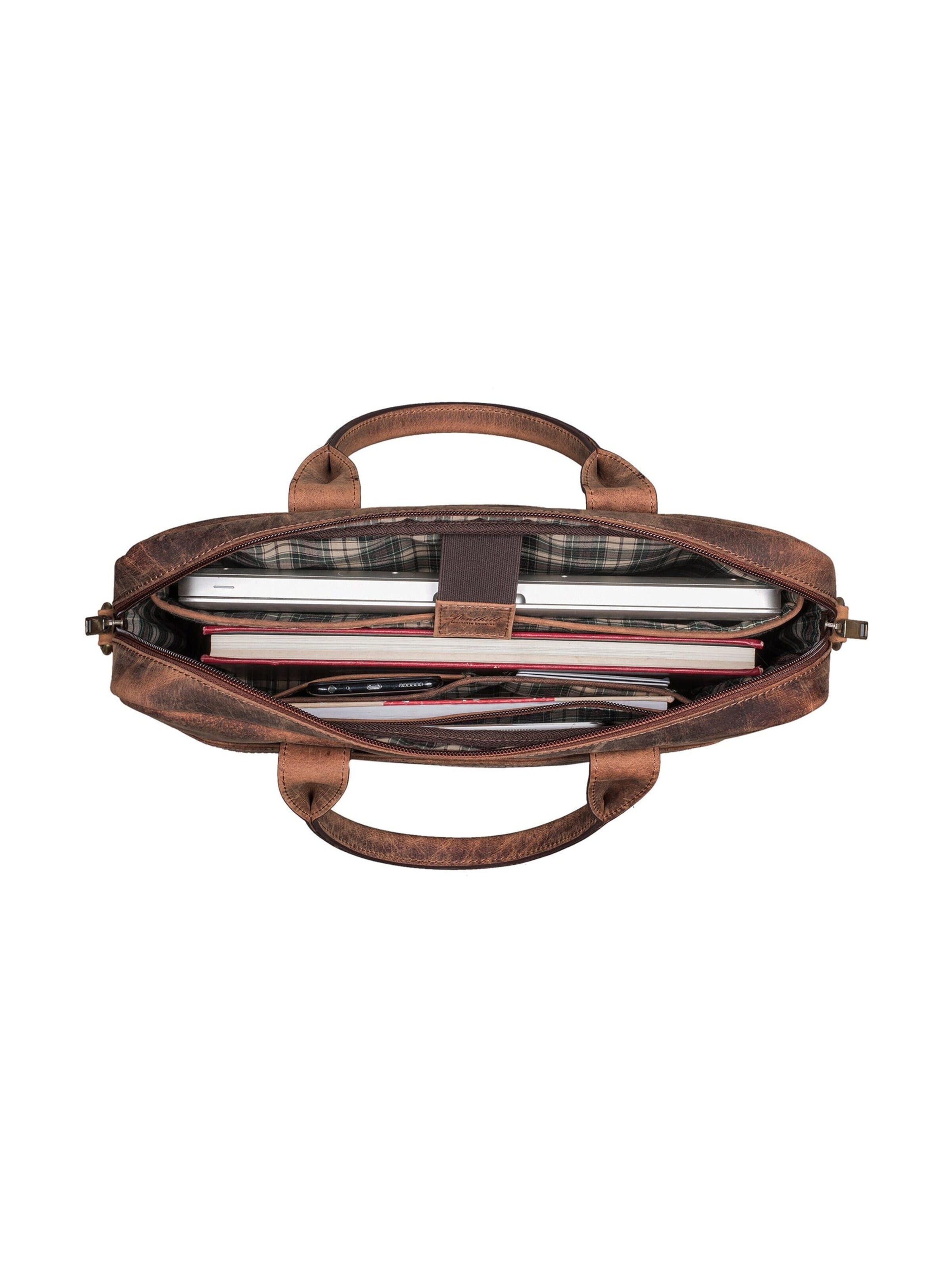 Benthill Laptop Bag in Brown