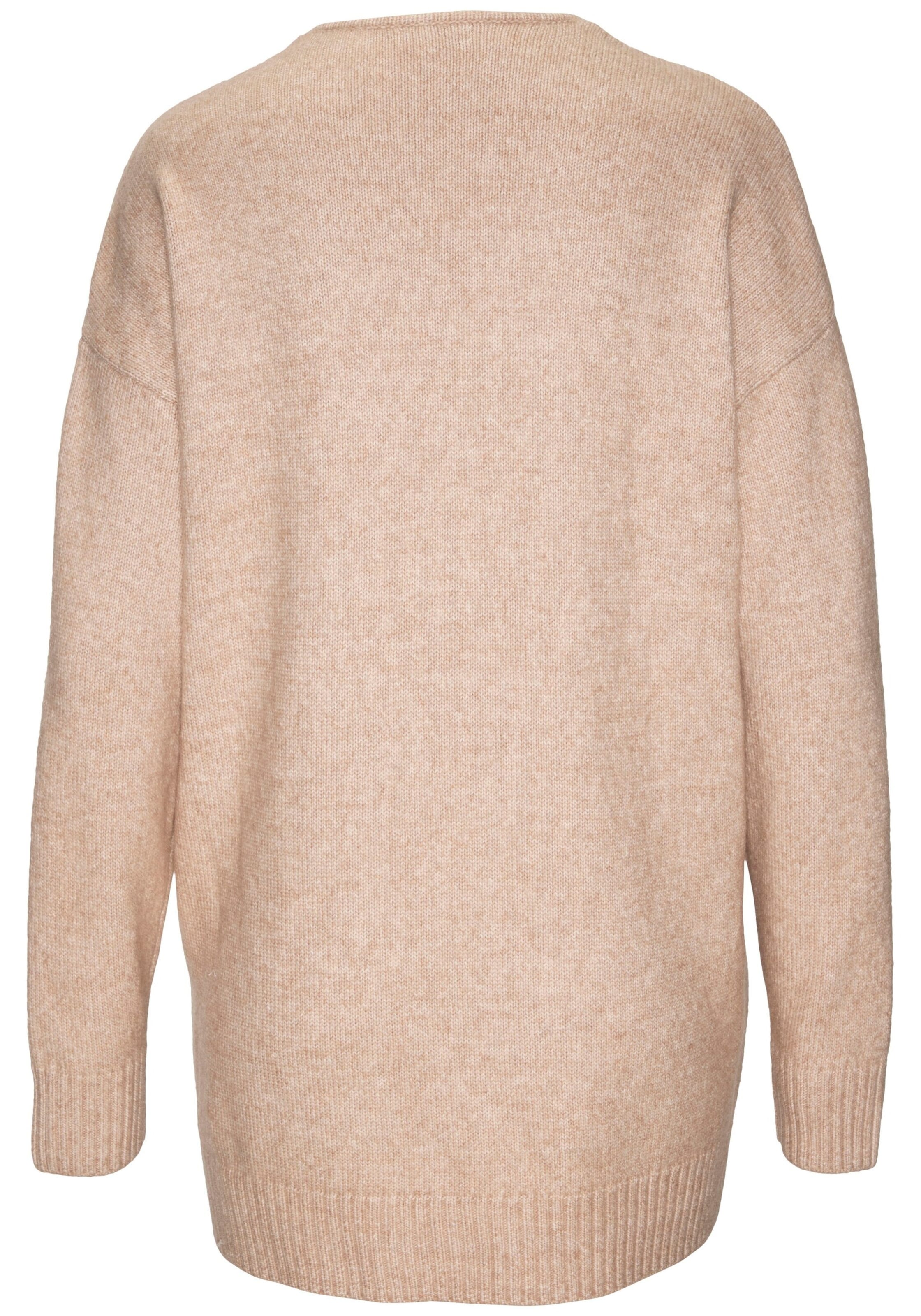 VIVANCE Вязаная кофта в Бежевый