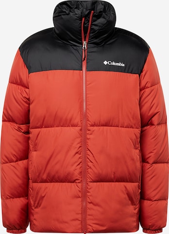 COLUMBIA - Chaqueta de montaña 'Puffect II' en rojo: frente