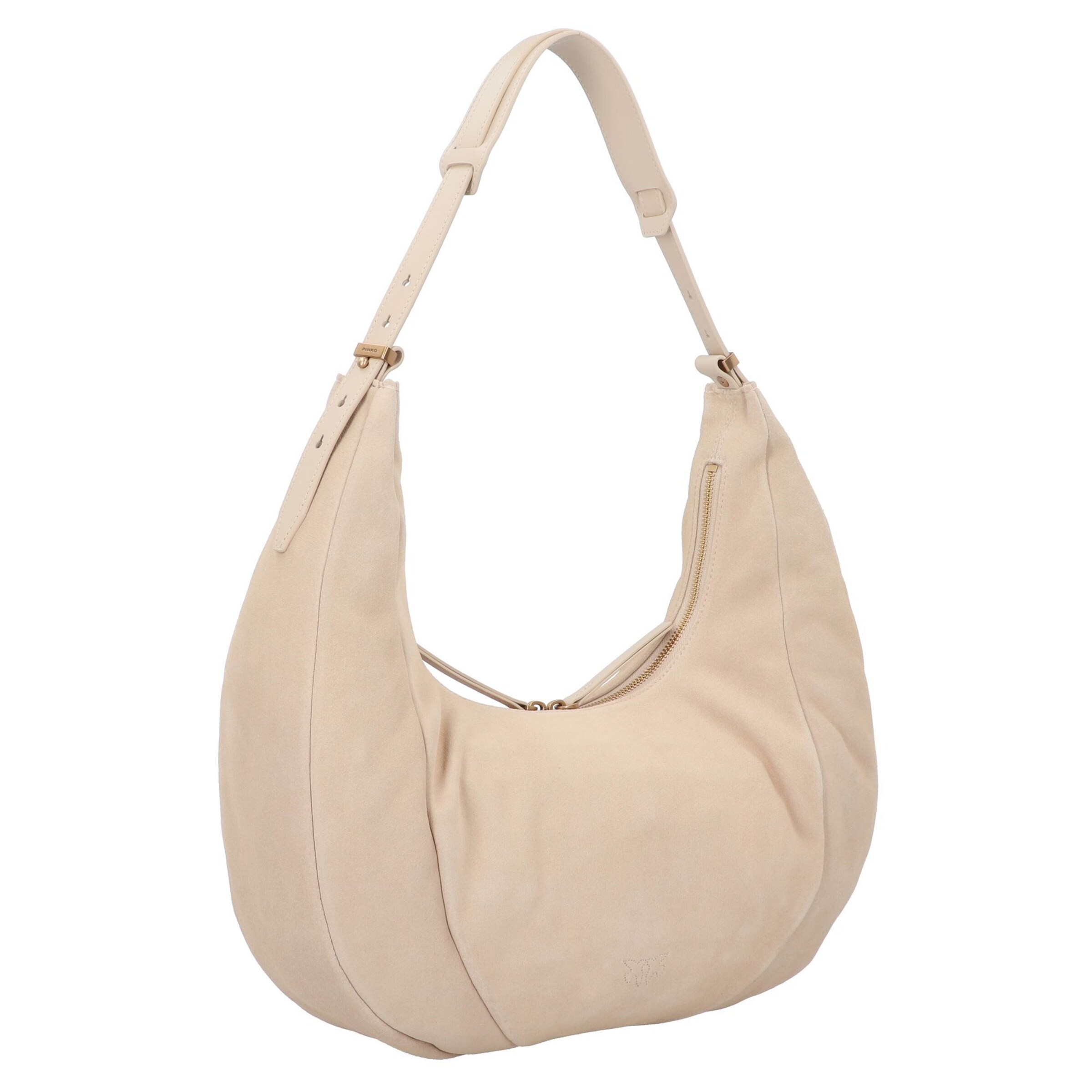 PINKO Shoulder Bag 'Slouchy' in Beige