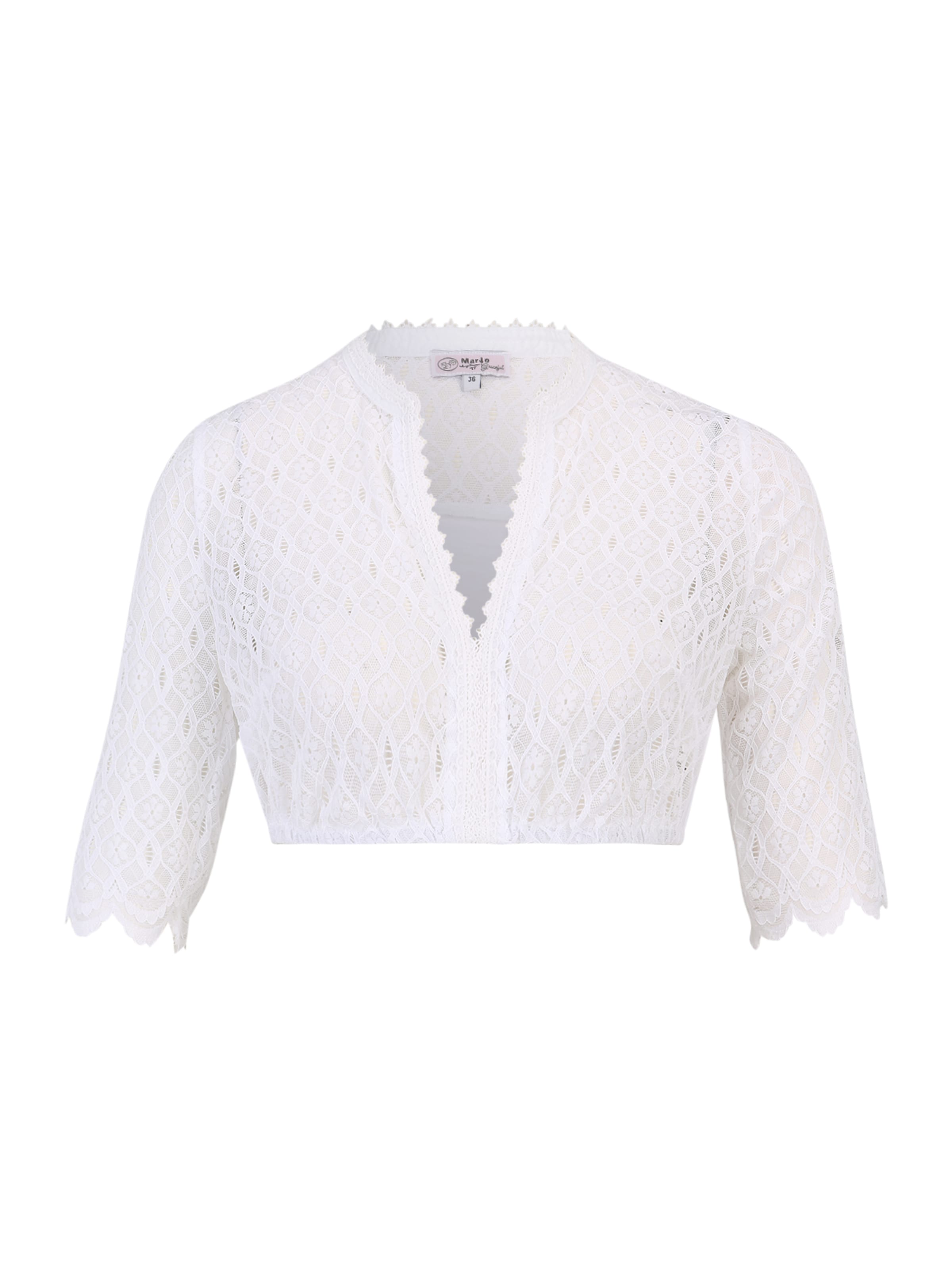 Bluză 'Irmgard Linda' de la MARJO pe alb: față