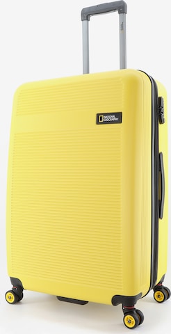 National Geographic Suitcase 'Aerodrome' in Yellow: front