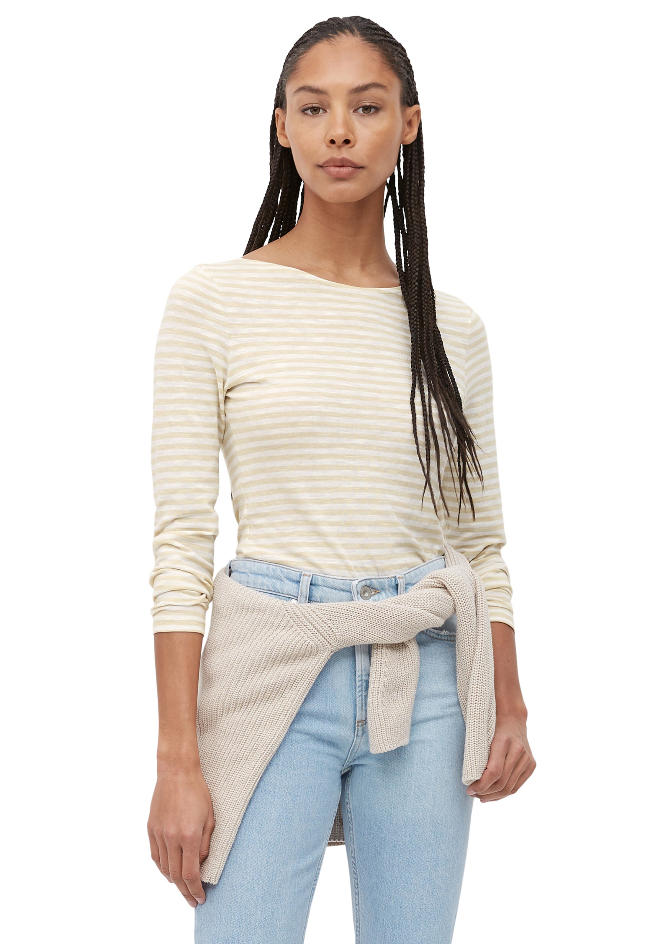 Marc O'Polo Shirt in Beige: Vorderseite