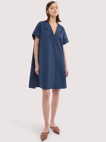 Trussardi - Vestido en azul: frente