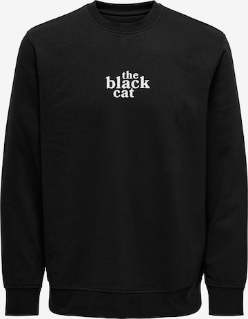 Only & Sons Tréning póló 'CELEBRITY' - fekete: elől