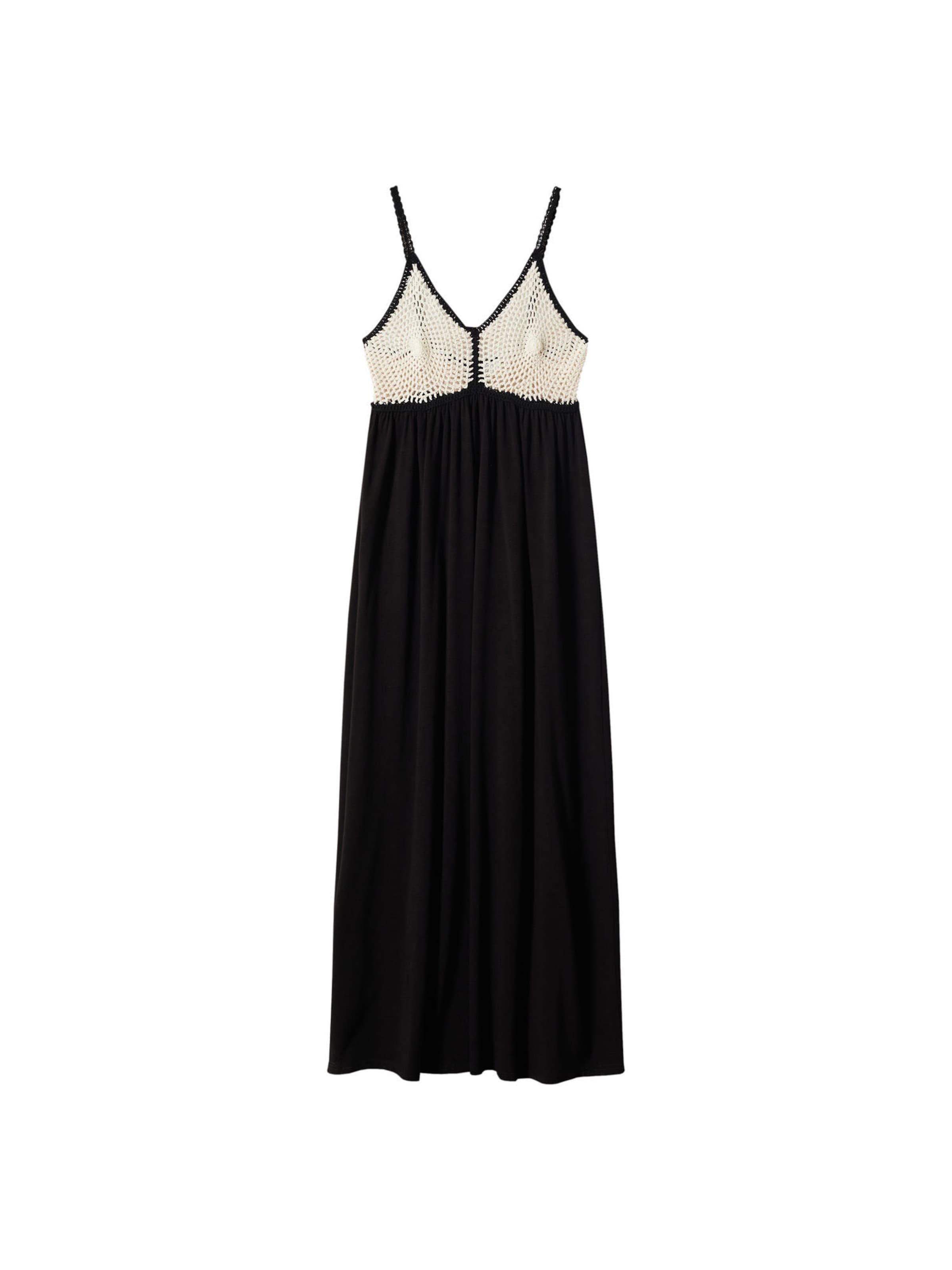 MANGO Letnia sukienka 'Eva' w kolorze czarny: przód