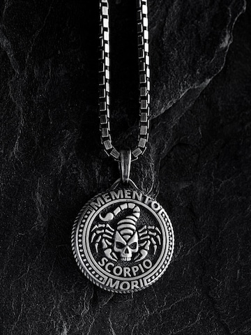 REYTEL Pendant 'SCORPIO. MEMENTO MORI' in Silver