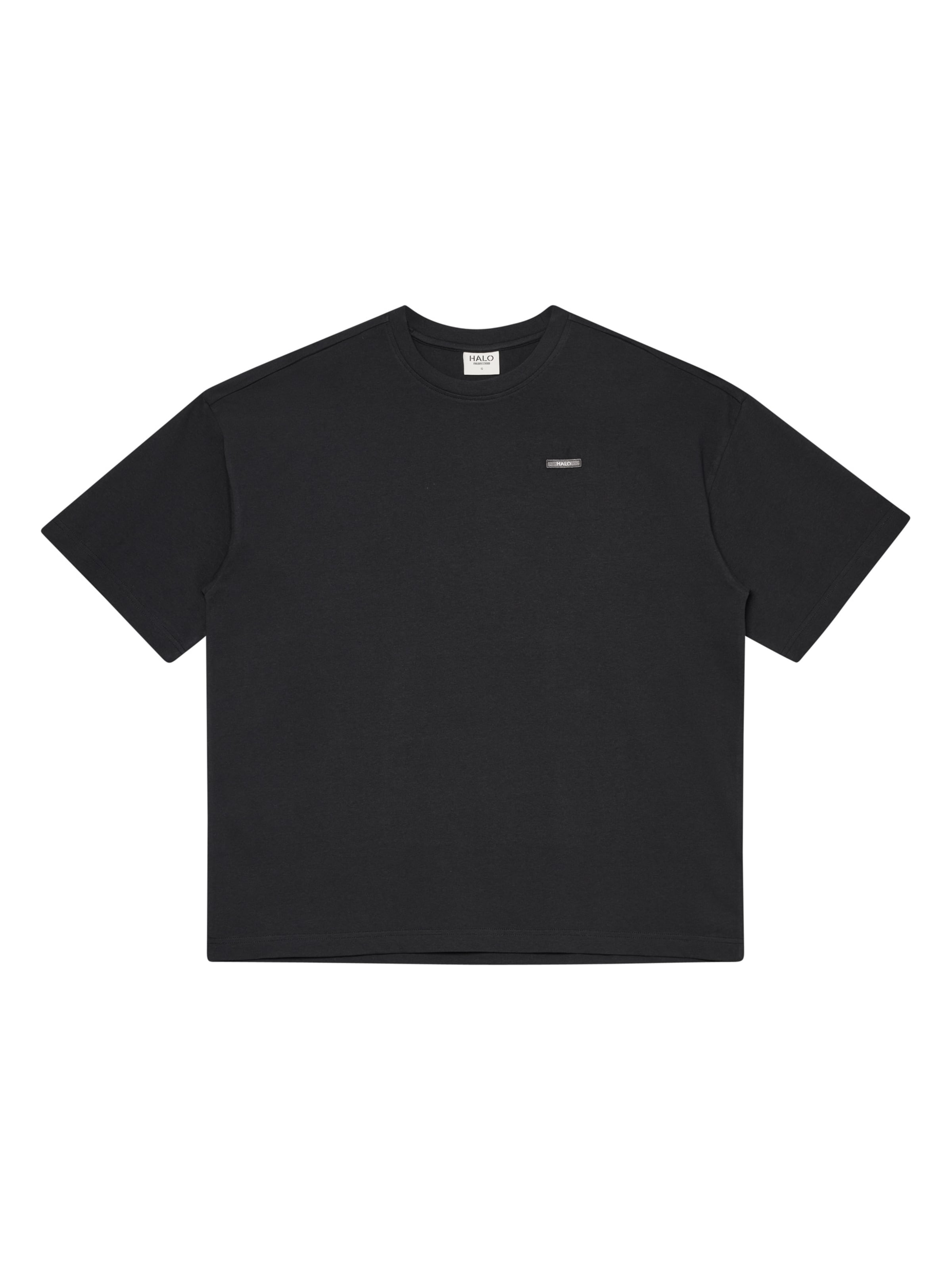 T-Shirt HALO en noir : devant