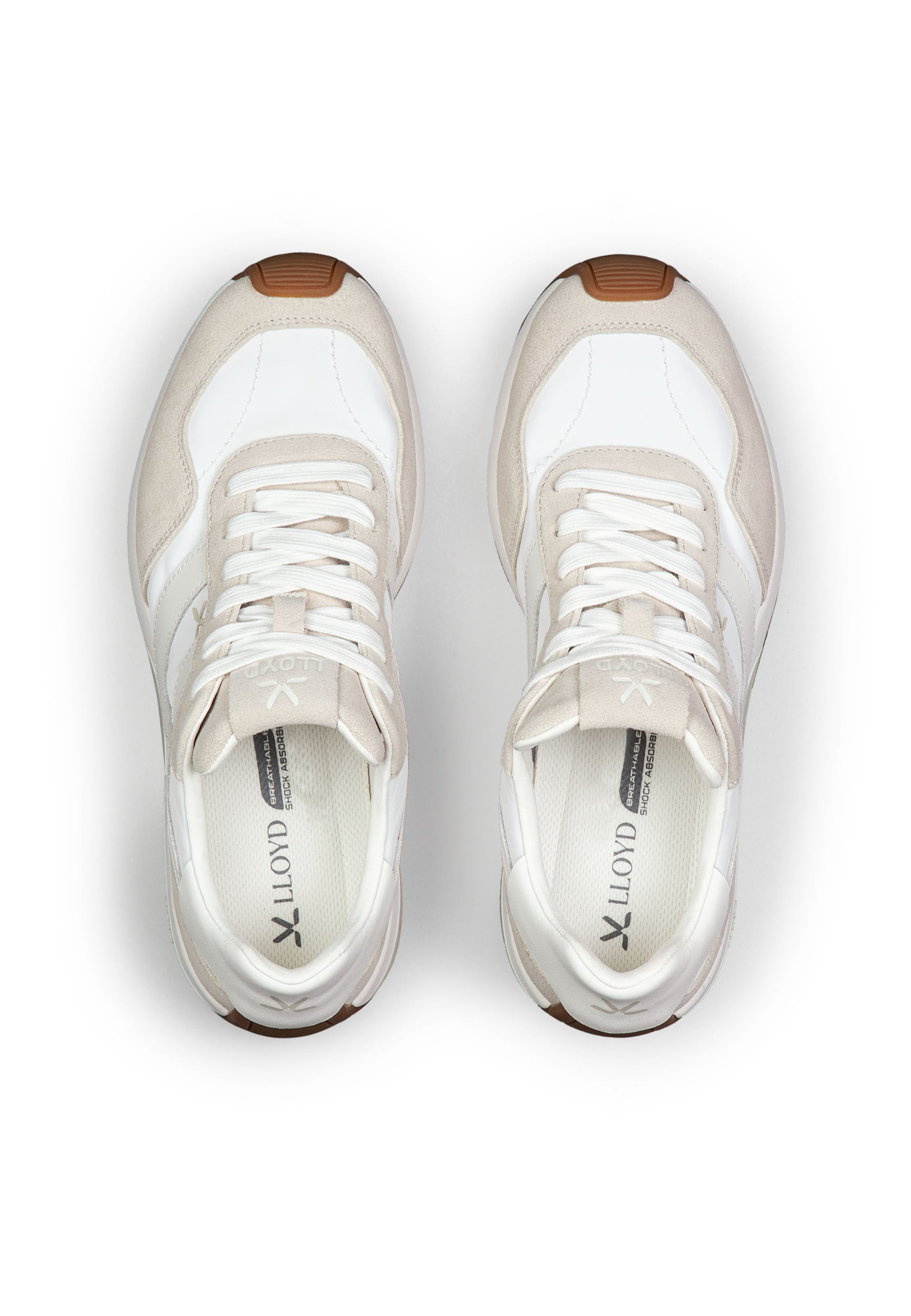 Baskets hautes LLOYD en blanc