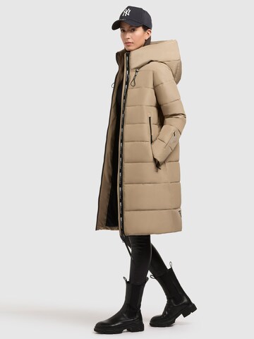 khujo Vinterfrakke ' JILIAS4 ' i beige