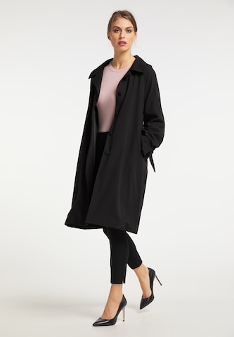 usha BLACK LABEL Between-Seasons Coat in Black