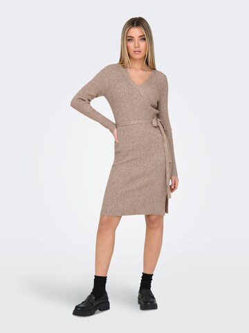 ONLY Kleid 'ONLVENLO' in Beige