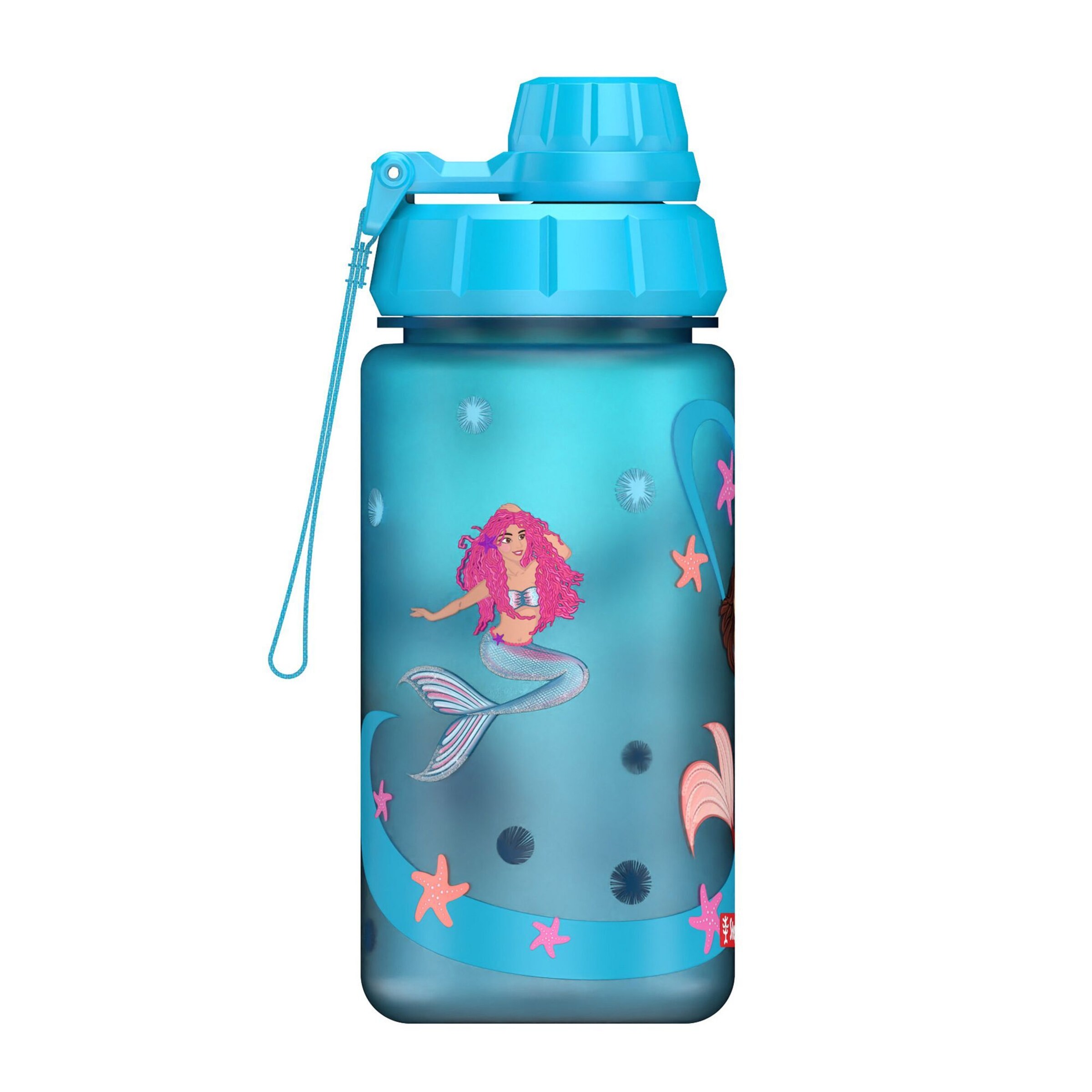 Borraccia di STEP BY STEP in blu: frontale