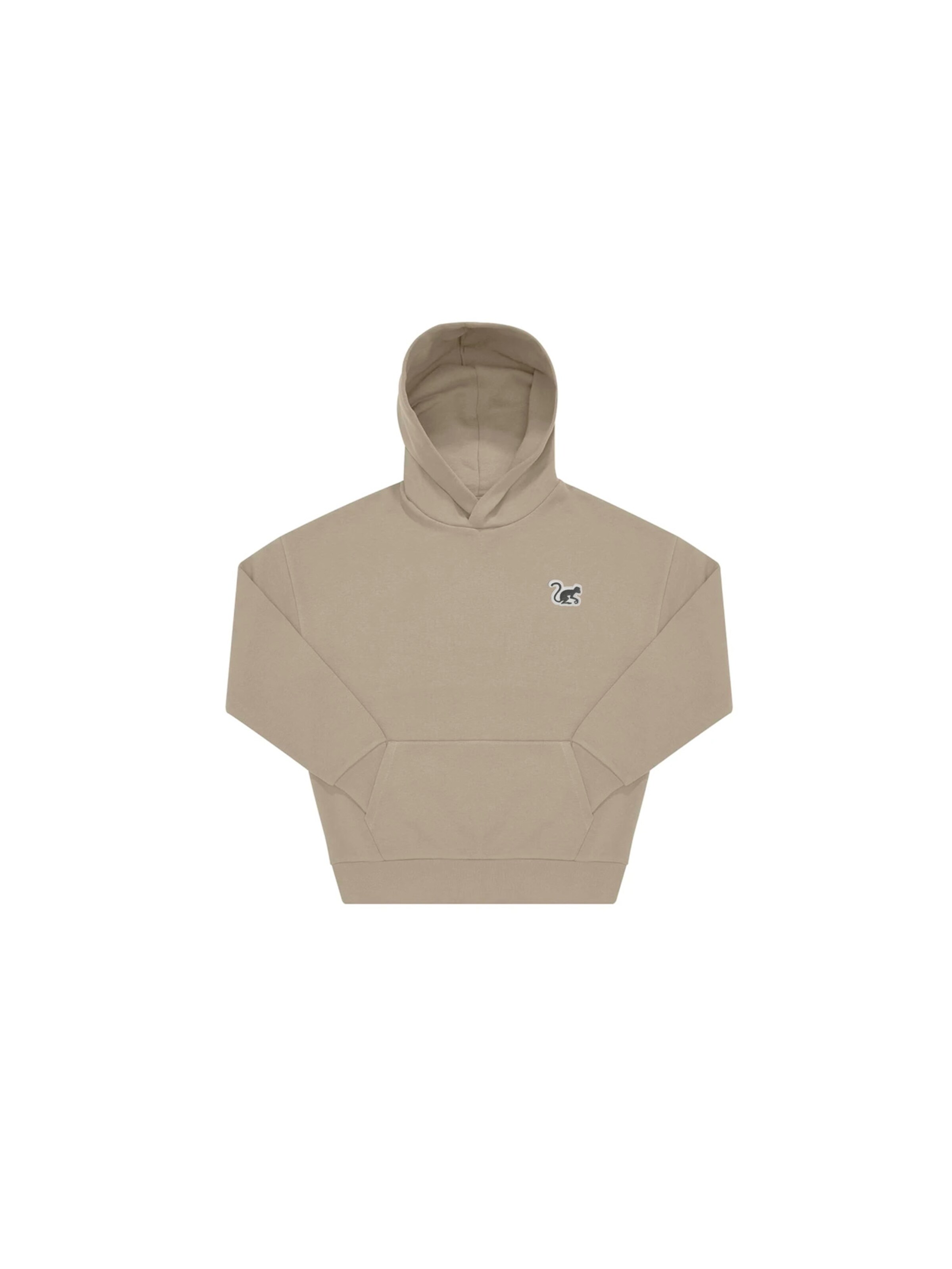 Sweat-shirt Surf Monkey en beige : devant