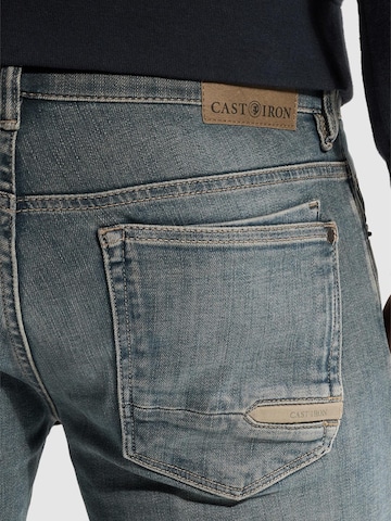 CAST IRON Tapered Farkut 'Shiftback tapered fit jeans' värissä harmaa