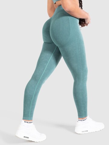 Skinny Leggings ' Batik Scrunch ' Smilodox en vert