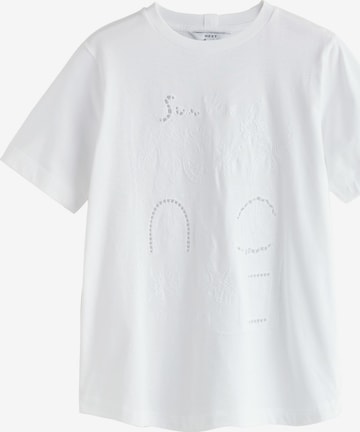 Next Футболка в Белый: спереди