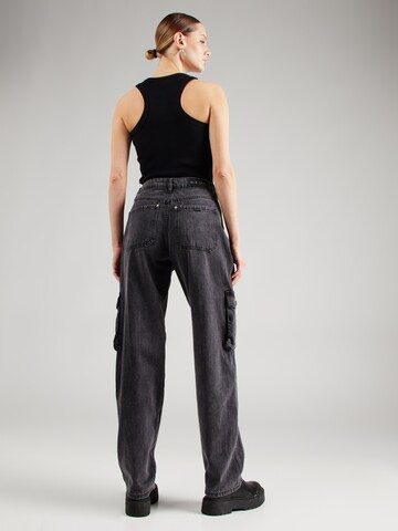 Loosefit Jeans cargo di Summum in nero
